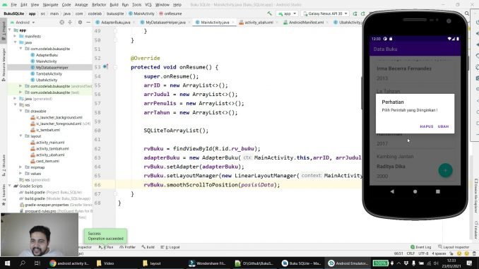 Android : CRUD SQLite – Part 3. Update dan Delete - ahmfarisi.com